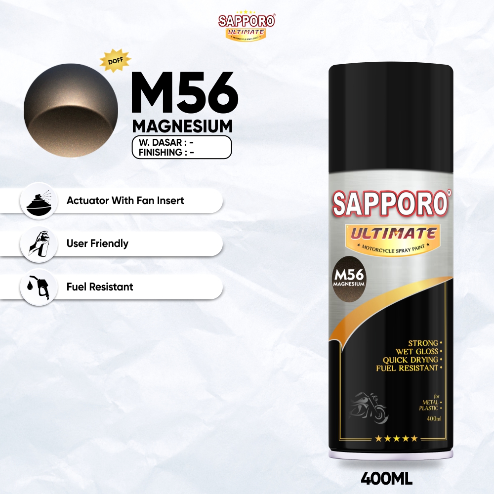 M56 Magnesium Ultimate High Quality Aerosol Paint for Motorcycles